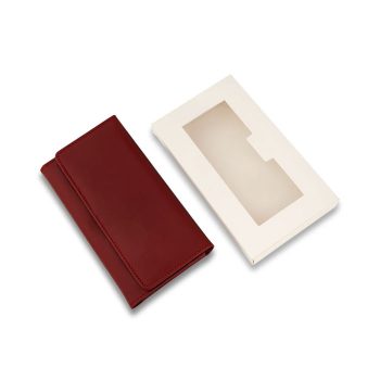 Premium Leather Wallet – Sleek & Durable Design Red